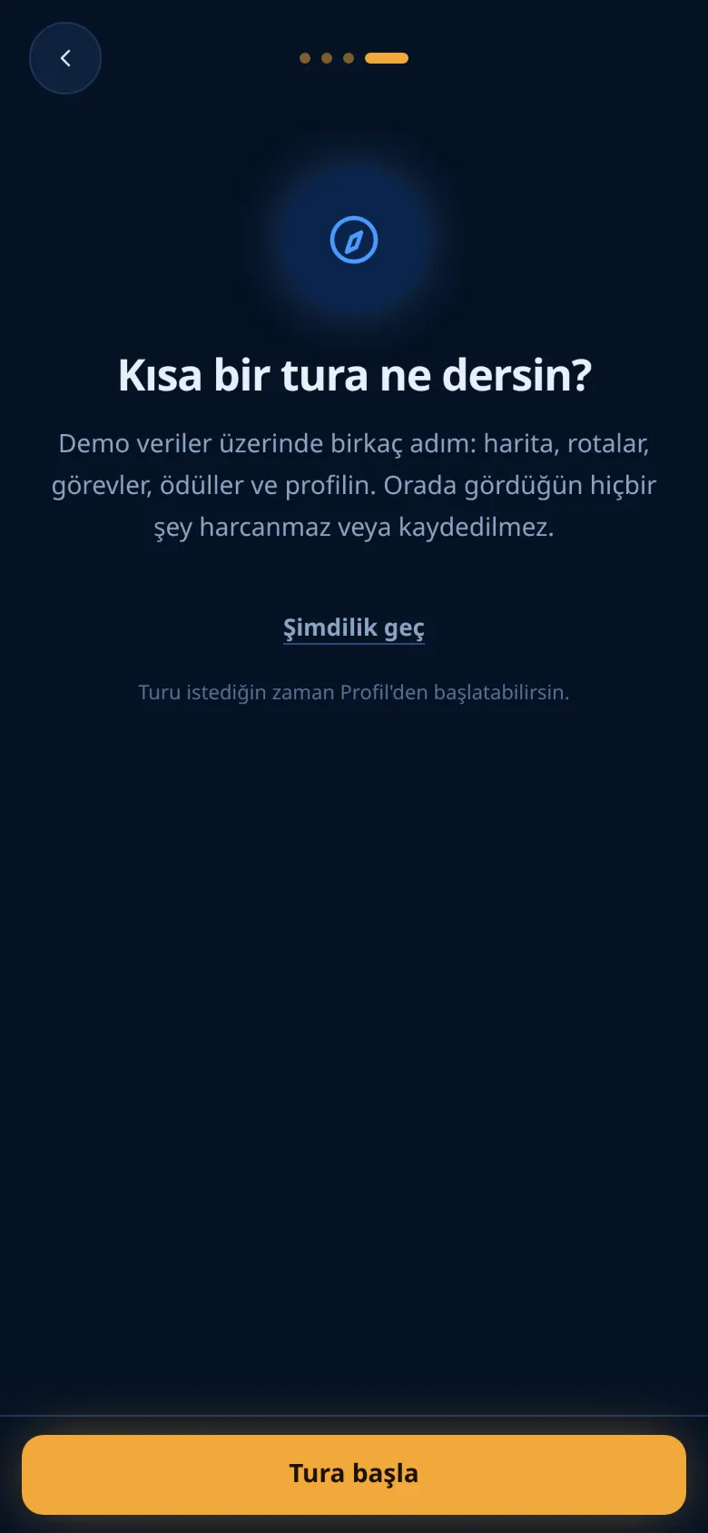 Son adımdaki tur önerisi